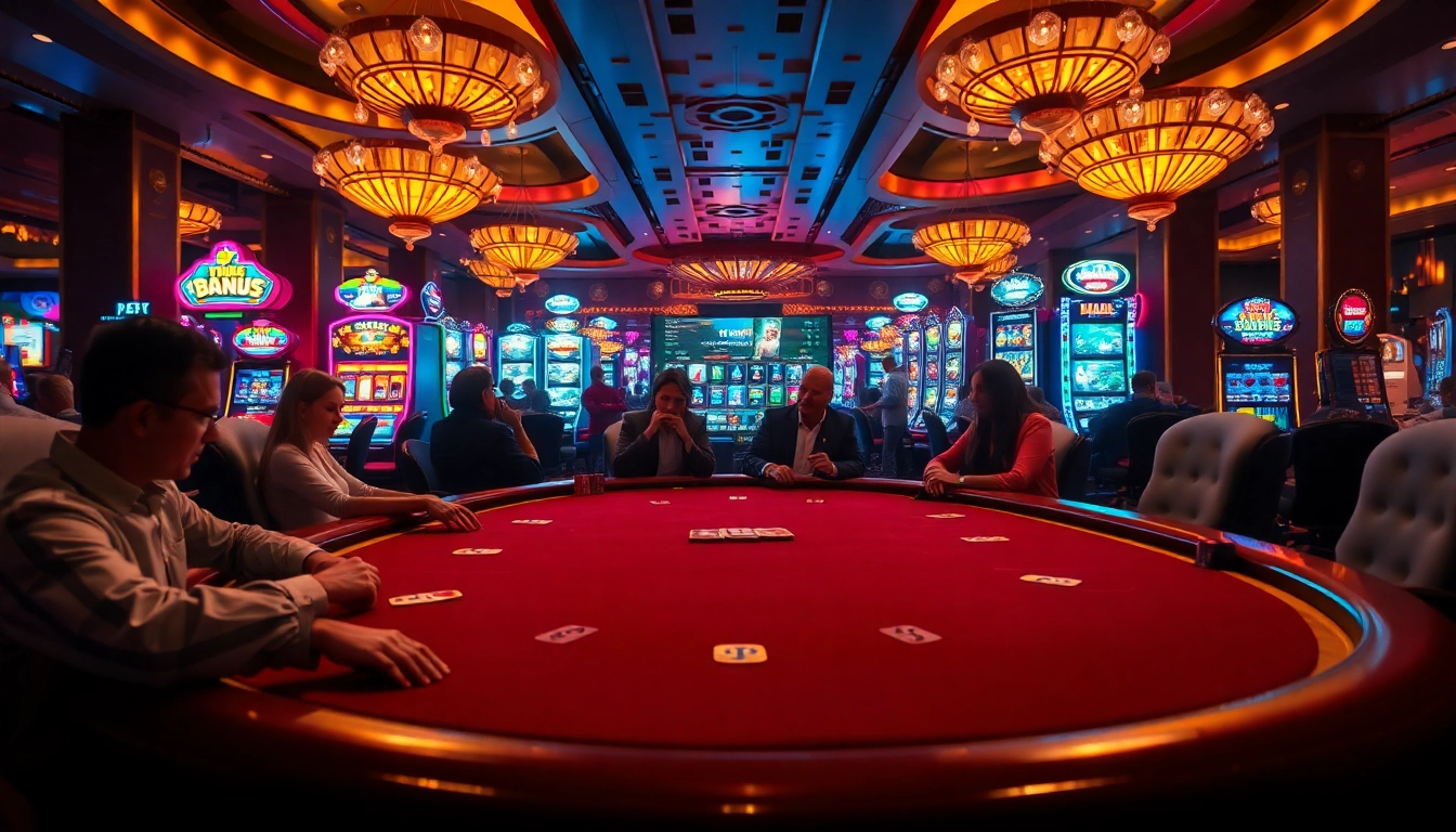 Experience the thrill of gambling with https://kp88vip.com/ at a luxurious poker table surrounded by excitement.