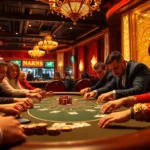 Experience the thrill of a live poker game with players at the table engaging in high-stakes action at https://ea77.lat/.
