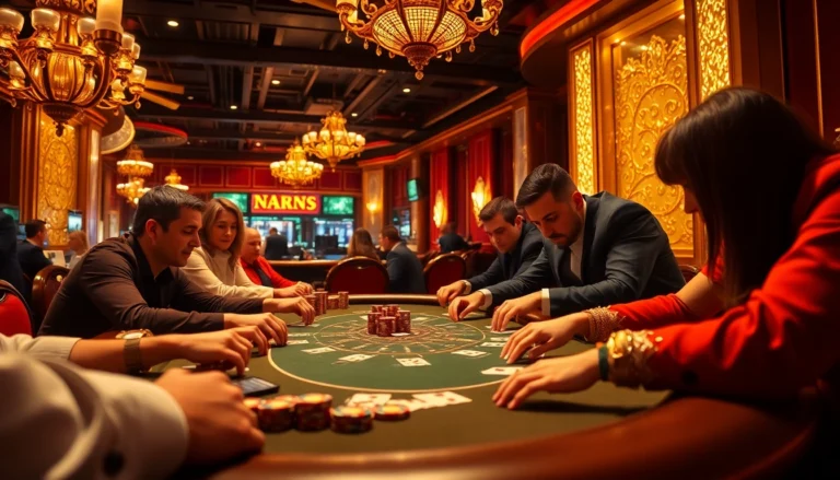 Experience the thrill of a live poker game with players at the table engaging in high-stakes action at https://ea77.lat/.